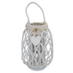 GENEVIEVE - lanterna in vimini tondo 15 x 66 cm