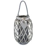 GENEVIEVE - lanterna in vimini tondo 15 x 66 cm