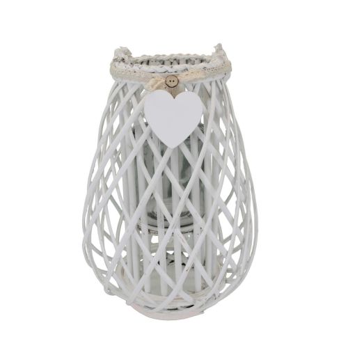 GEORGIE - lanterna in vimini tondo 17 x 41