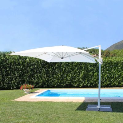 BACTRUS - ombrellone da giardino decentrato 3 x 4 m