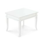 DOMINICK - tavolino bacheca in legno massello piano in legno