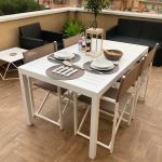 OMEN - tavolo da giardino in alluminio