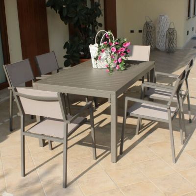 OMEN - tavolo da giardino in alluminio