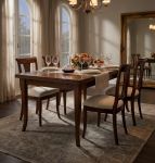 DONNY - tavolo consolle allungabile in legno massello cm 80 X 80/115/150