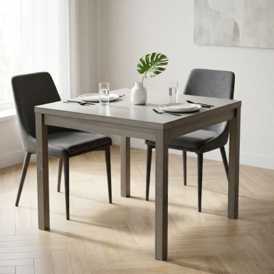 GARRETT - tavolo da pranzo moderno allungabile a libro 90 cm