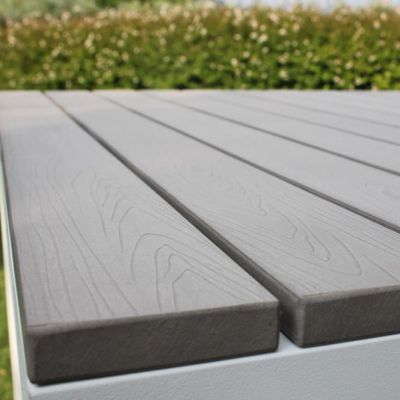 TAURUS - set tavolo bar completo con 4 sgabelli in alluminio