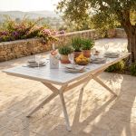 CAESAR - tavolo da giardino allungabile in legno massiccio di acacia