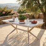 CAESAR - tavolo da giardino allungabile in legno massiccio di acacia