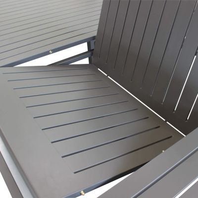 ARGENTUM - tavolo da giardino allungabile in alluminio da 220