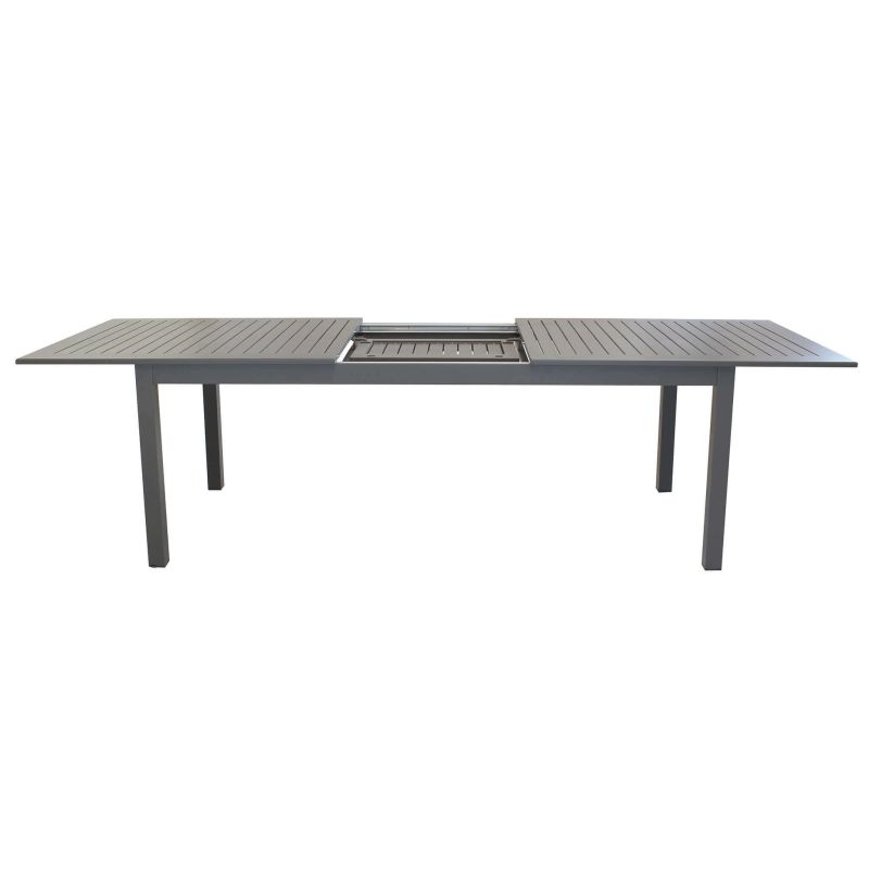 ARGENTUM - tavolo da giardino allungabile in alluminio da 220