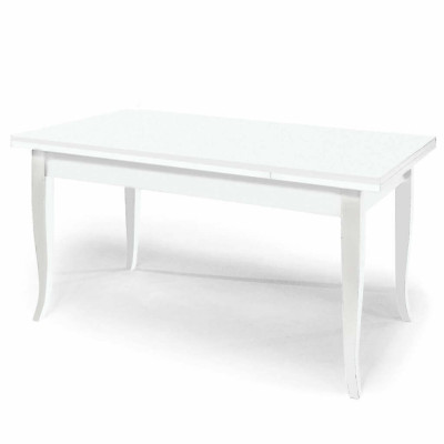 DONNY - tavolo consolle allungabile in legno massello cm 80 X 140/180/220