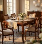 DONNY - tavolo consolle allungabile in legno massello cm 90 X 180/230/280