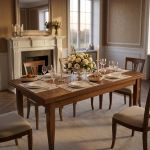 DONNY - tavolo consolle allungabile in legno massello cm 90 X 180/230/280