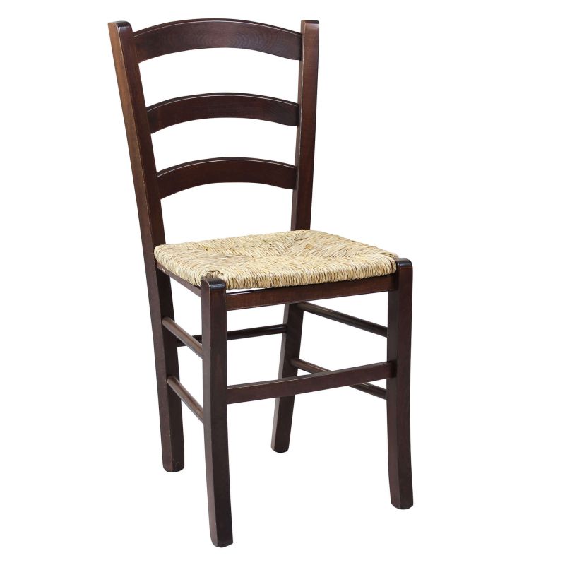 HARMONIE - sedia doghe in legno massello