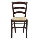 HARMONIE - sedia doghe in legno massello