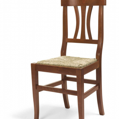 HOLLY - sedia curve in legno massello