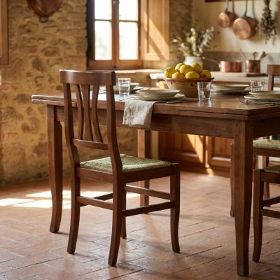 HOLLY - sedia curve in legno massello