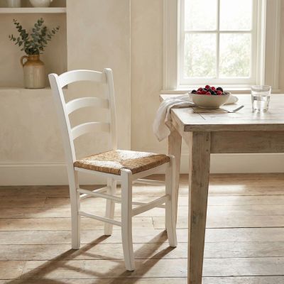 HARMONIE - sedia doghe in legno massello