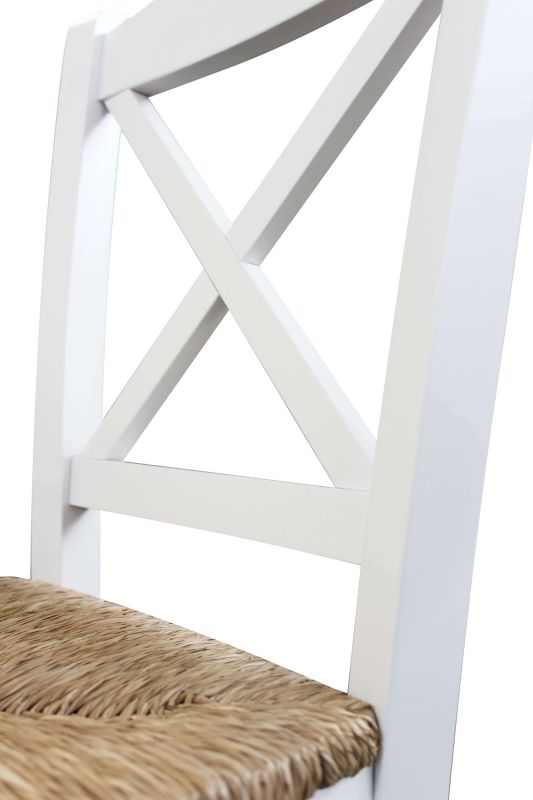 HALLIE - sedia croce in legno massello