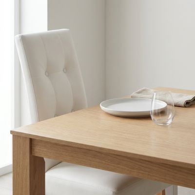 JACQUELYN - sedia moderna ecopelle con 4 bottoni