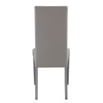 JACQUELYN - sedia moderna ecopelle con 4 bottoni