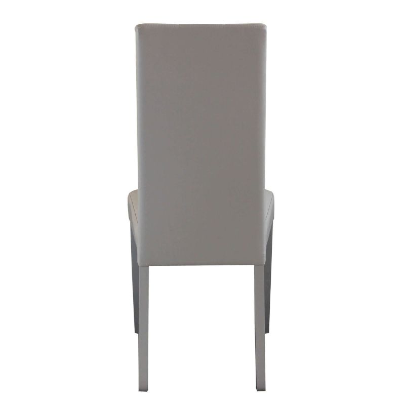 JACQUELYN - sedia moderna ecopelle con 4 bottoni