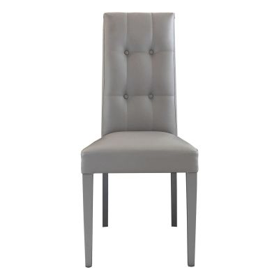 JACQUELYN - sedia moderna ecopelle con 4 bottoni