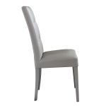 JACQUELYN - sedia moderna ecopelle con 4 bottoni