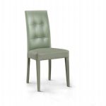 JACQUELYN - sedia moderna ecopelle con 4 bottoni