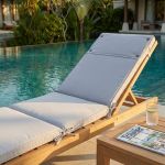 STRAND - cuscino sdraio con doppia cucitura idrorepellente