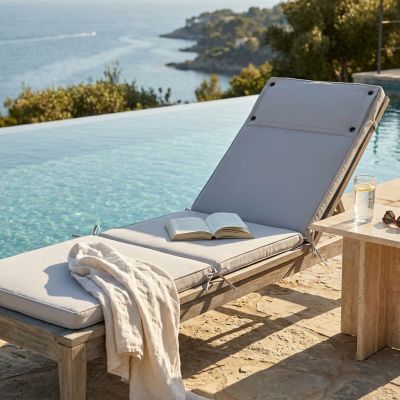 STRAND - cuscino sdraio con doppia cucitura idrorepellente