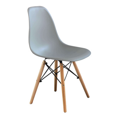 JULIETTE - sedia stile nordico con gambe in legno