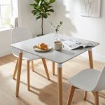 THOMAS - tavolo da pranzo scandinavo quadrato