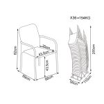 AXONA - poltrona da giardino in wicker