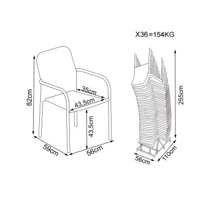 AXONA - poltrona da giardino in wicker