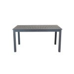 ARGENTUM - tavolo da giardino allungabile in alluminio da 150