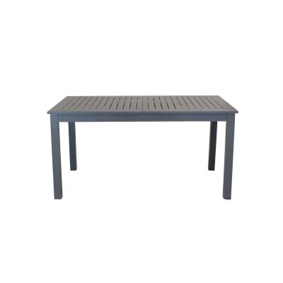 ARGENTUM - tavolo da giardino allungabile in alluminio da 150