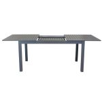 ARGENTUM - tavolo da giardino allungabile in alluminio da 150