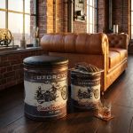 THEO - set di 2 pouf contenitore tondo poggiapiedi