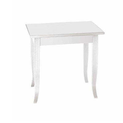 EDGAR - tavolo da pranzo in legno massello cm 80 X 80