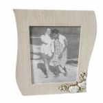 portafoto shabby chic onda cm 21 x 2,5 x 27 h