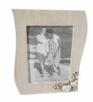 portafoto shabby chic onda cm 21 x 2,5 x 27 h