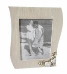 portafoto shabby chic onda cm 21 x 2,5 x 27 h