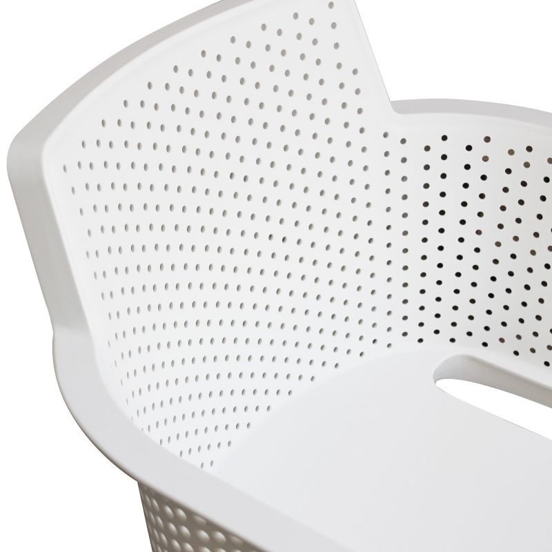 MAKKA - poltrona da esterno ed interno in plastica set da 4