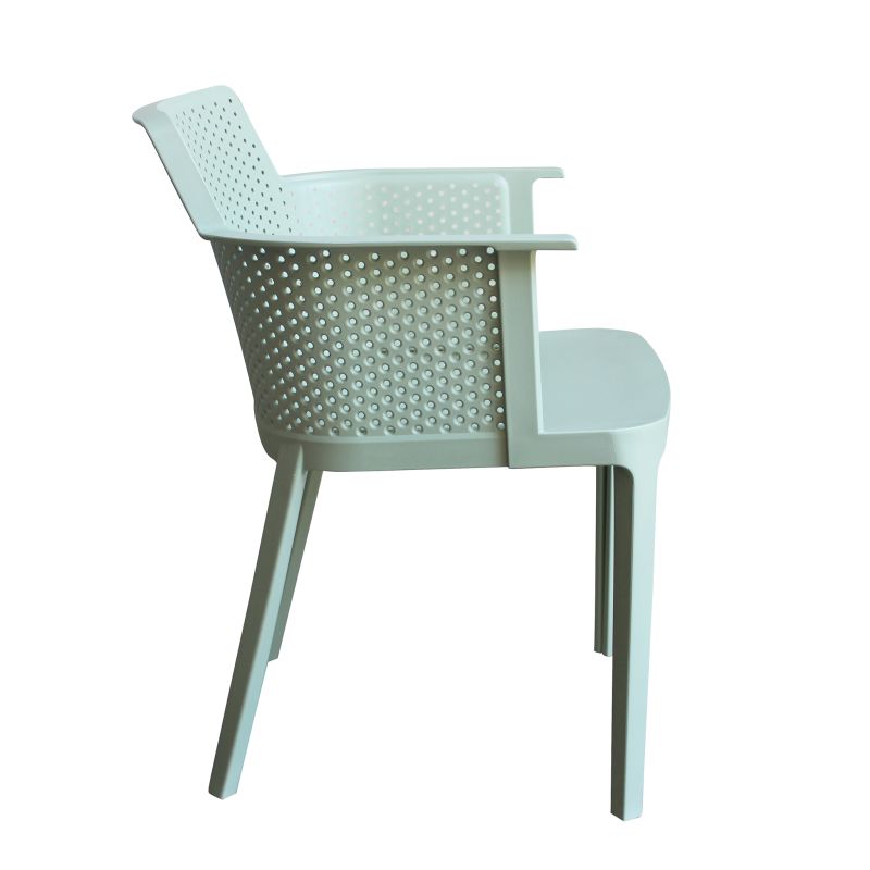 MAKKA - poltrona da esterno ed interno in plastica set da 4