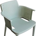 MAKKA - poltrona da esterno ed interno in plastica set da 4