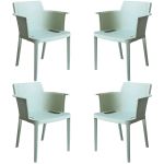 MAKKA - poltrona da esterno ed interno in plastica set da 4