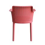 MAKKA - poltrona da esterno ed interno in plastica set da 4