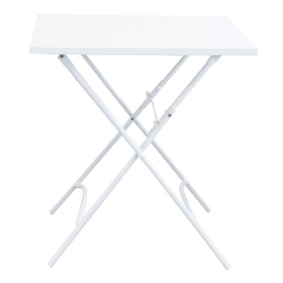 ROMANUS - tavolo da giardino quadrato pieghevole in ferro