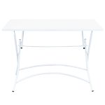 ROMANUS - tavolo in acciaio pieghevole da esterno